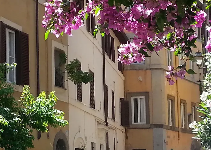 לינה וארוחת בוקר Ventisei Scalini A Trastevere רומא